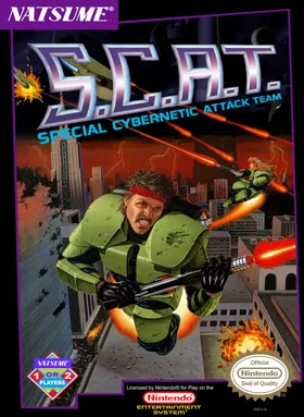 S.C.A.T. - Special Cybernetic Attack Team (USA) (Beta) box cover front